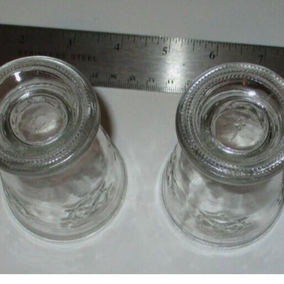1970's Captain’s Wheel Glasses Jelly Jar 2 Pc Vintage Nautical Boating - Picture 5 of 6